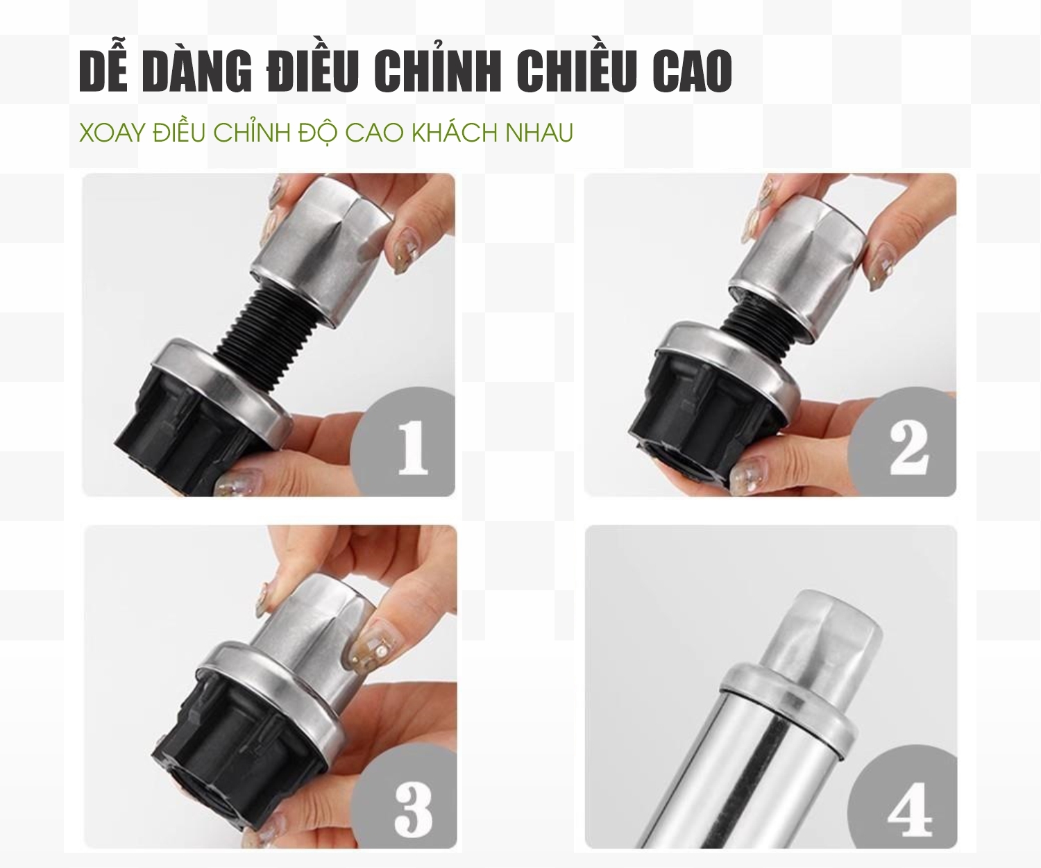 Chân tăng chỉnh nồi phở điện