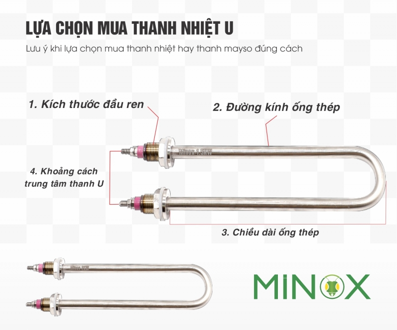 Thanh điện trở U nồi điện đun nước