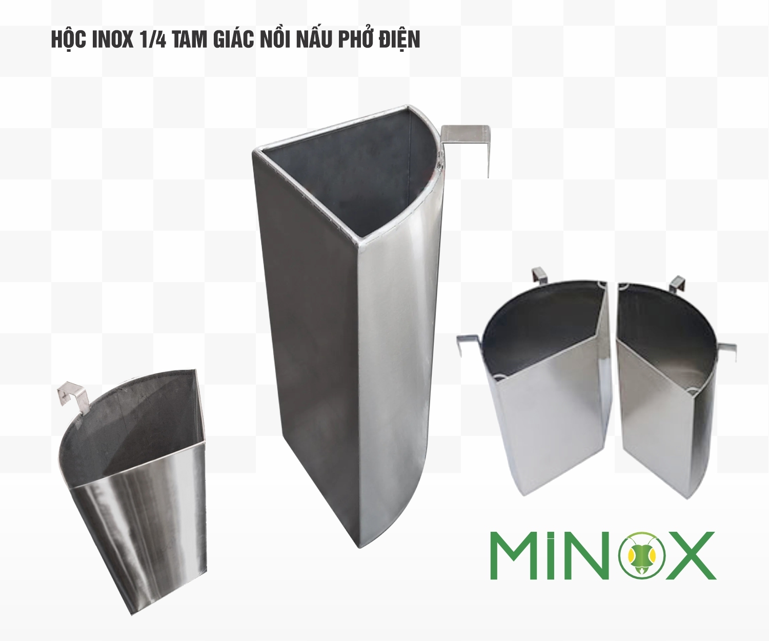 Hộc inox chứa nước dùng