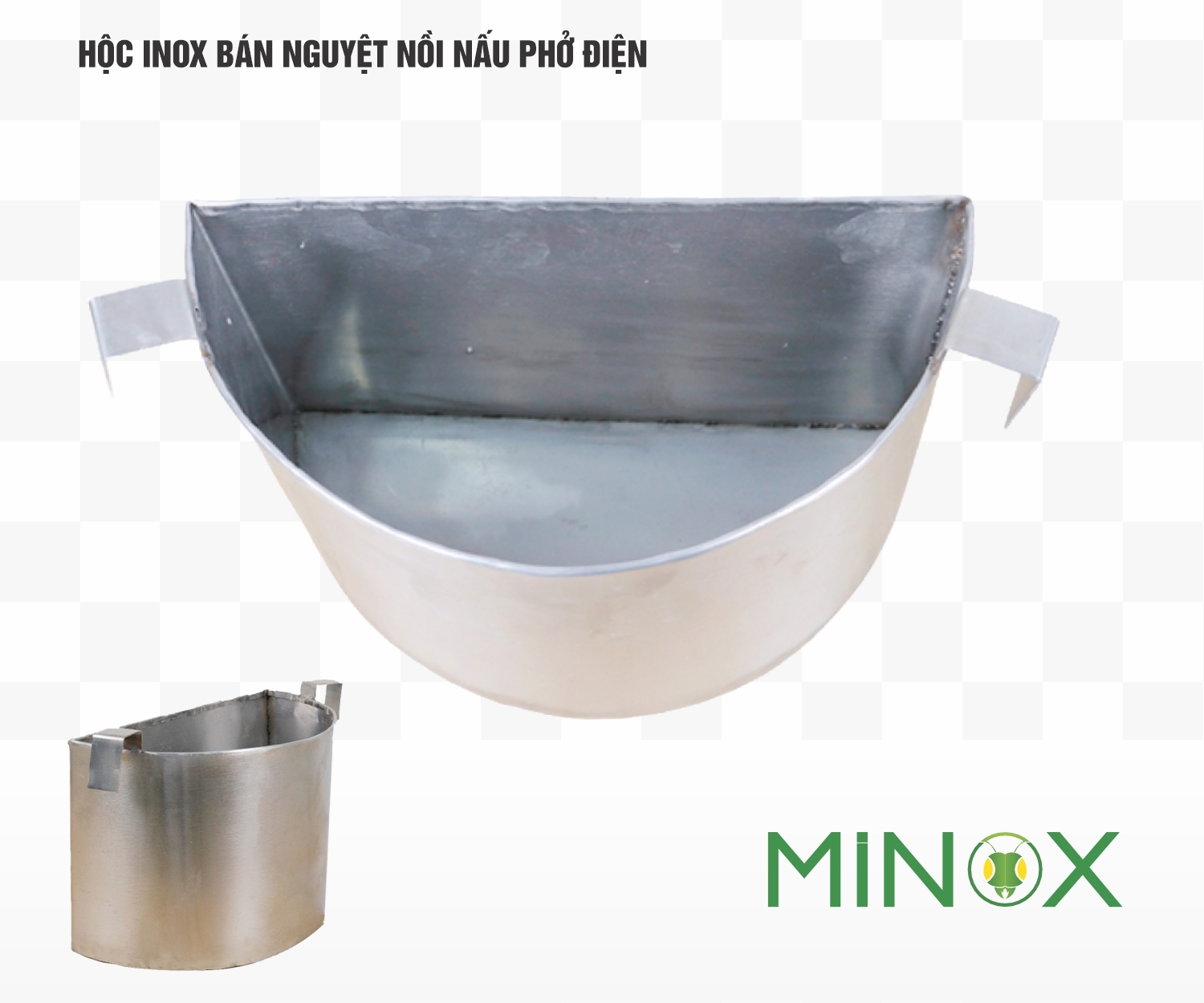 Hộc inox chứa nước dùng