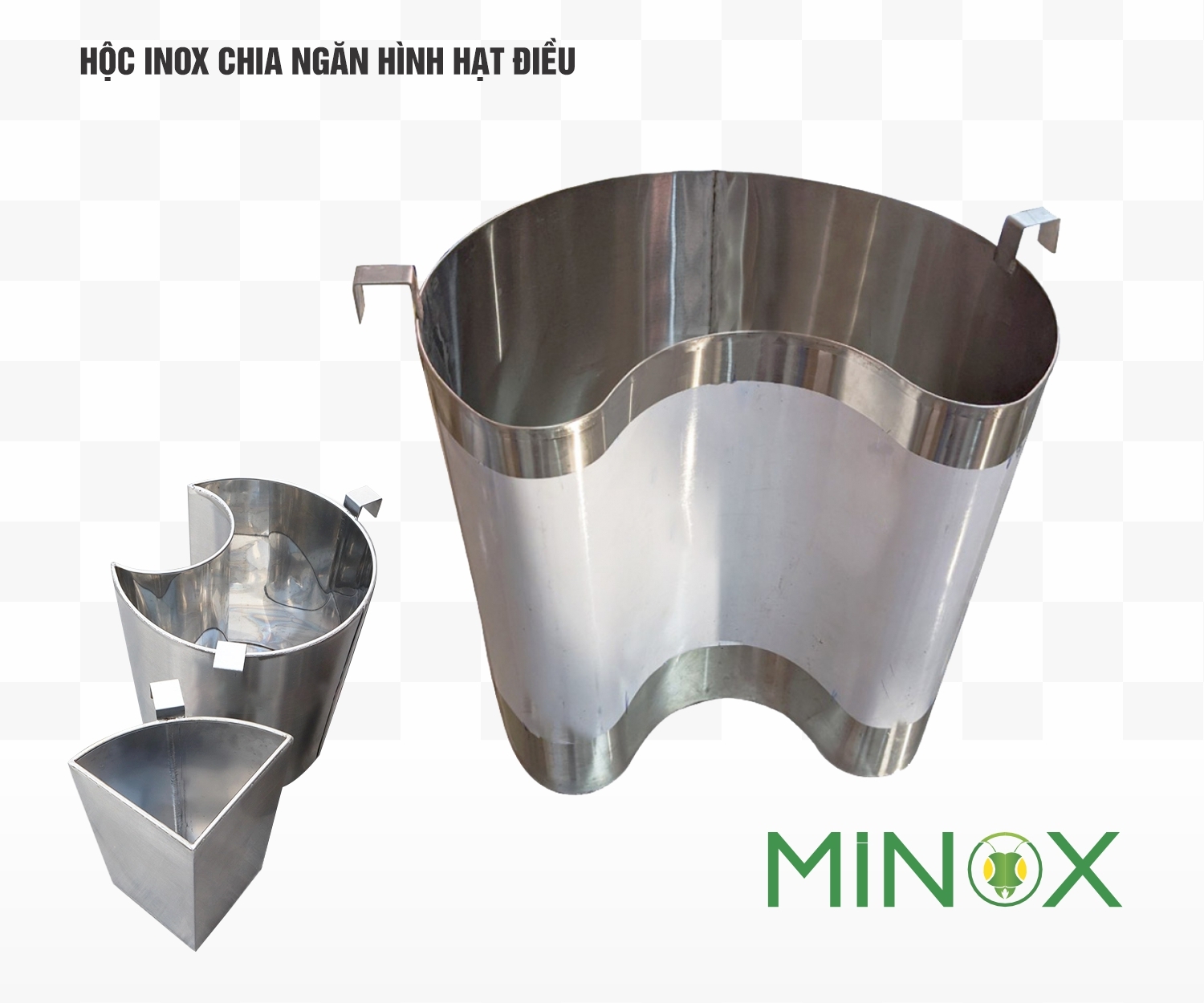 Hộc inox chứa nước dùng