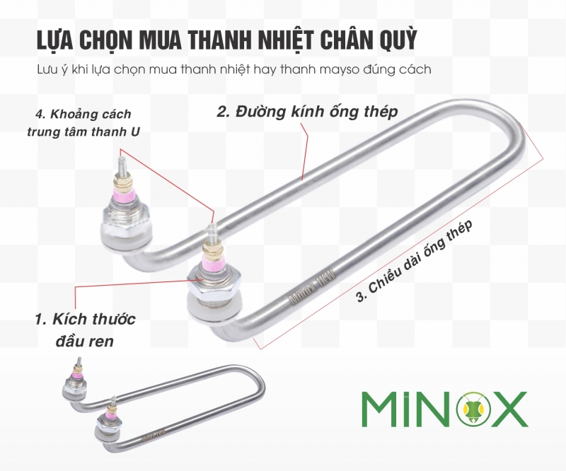 Thanh điện trở U chân quỳ