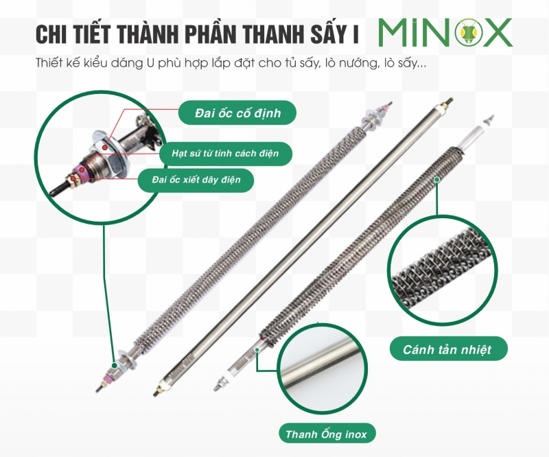 Điện trở I sấy tản nhiệt lò nướng