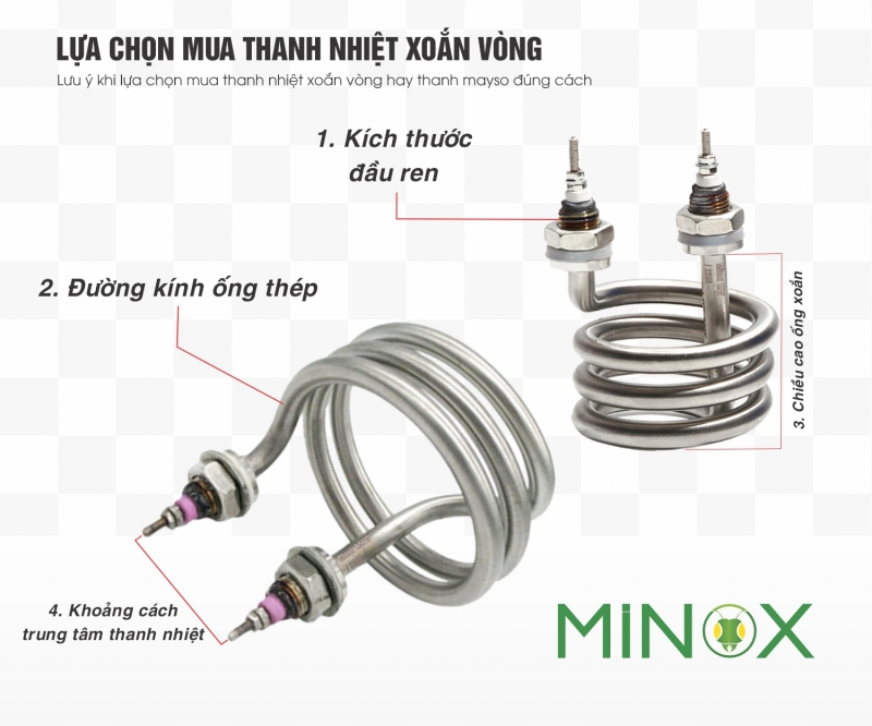Điện trở đun nước xoắn vòng