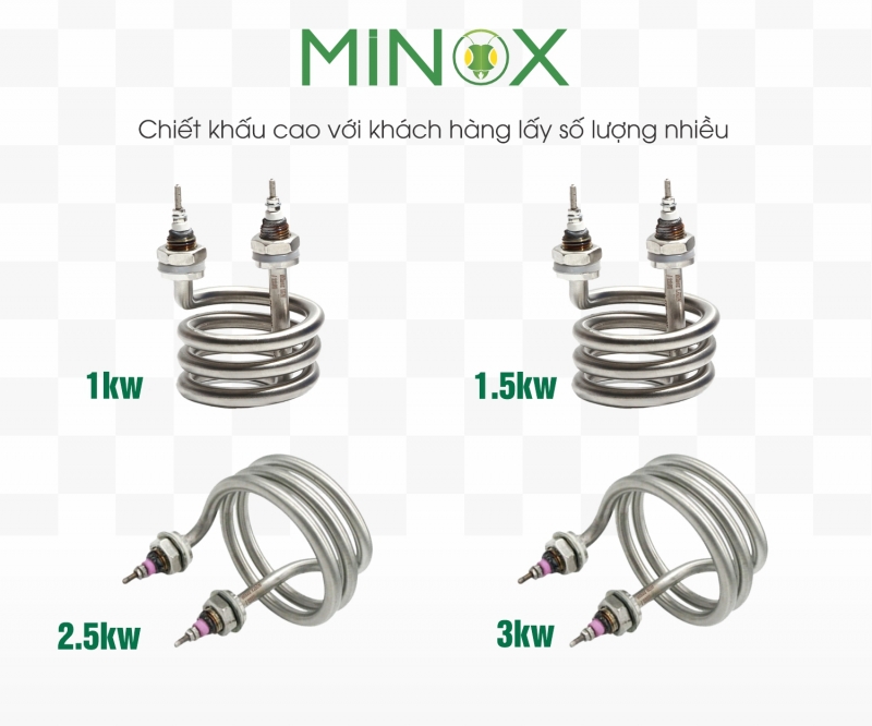 Điện trở đun nước xoắn vòng