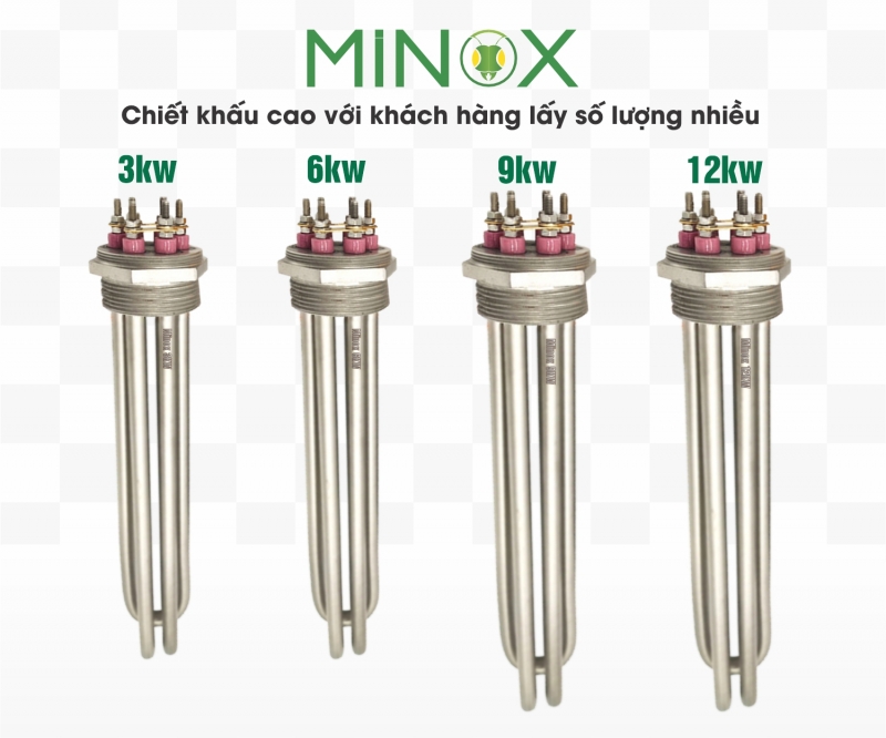 Thanh điện trở củ ren 59 nồi hơi điện