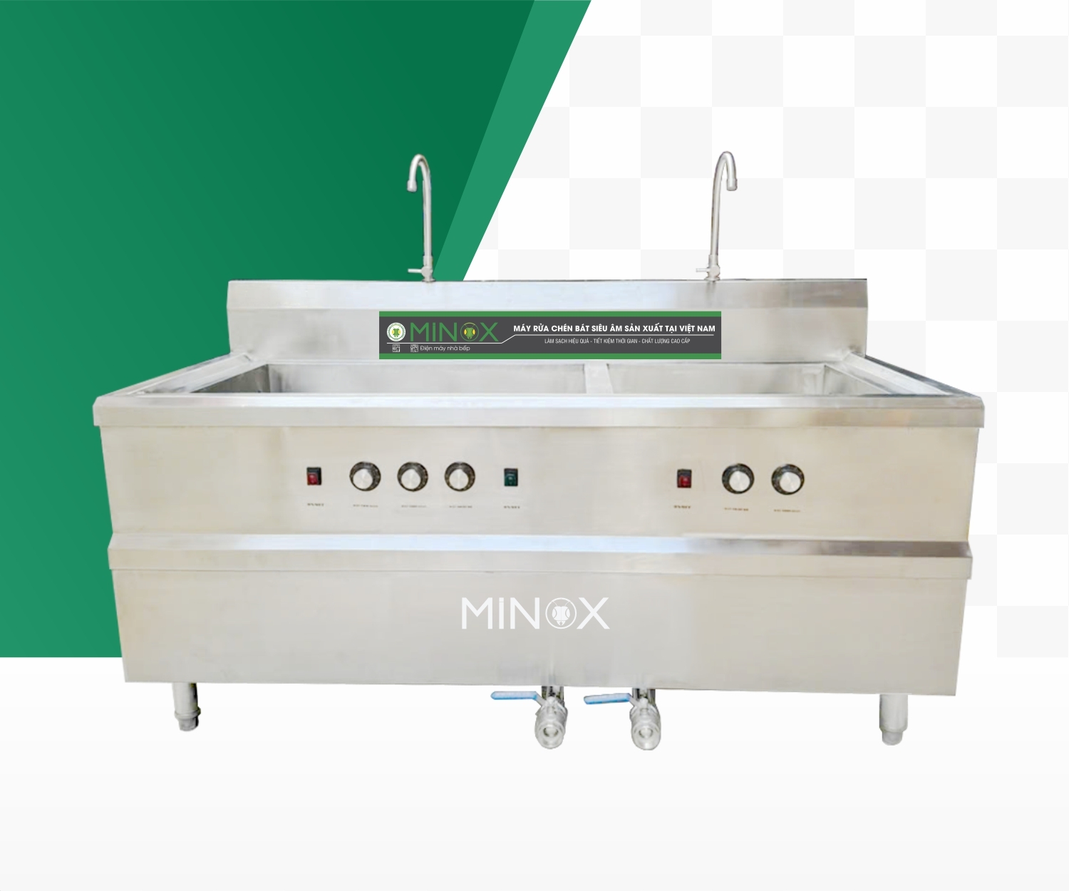 Máy rửa bát siêu âm MI-MRCSA-1500