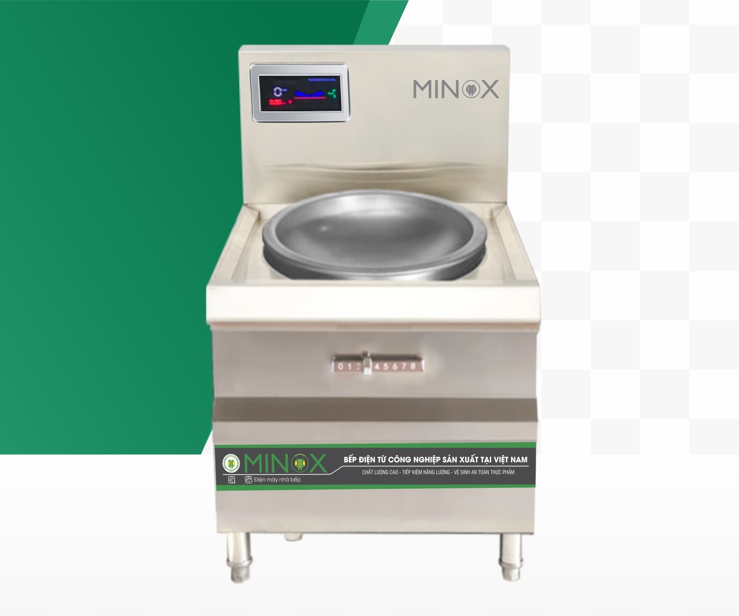 Bếp từ 8kw xào trực tiếp công nghiệp