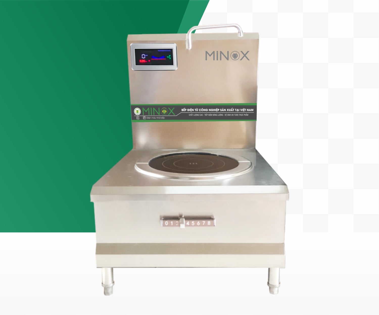 Bếp từ 8kw hầm công nghiệp