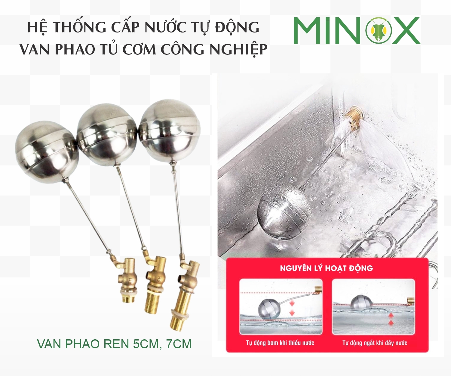 Van phao tủ nấu cơm