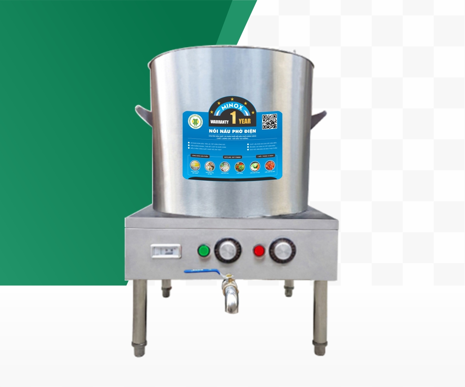 Nồi nấu phở điện 30L