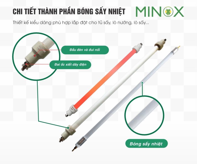Bóng sấy thạch anh, sấy bát chén