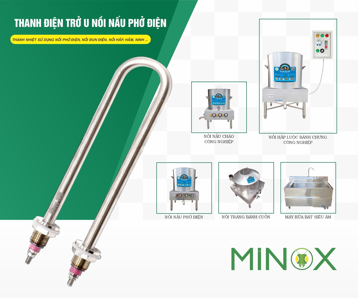 Thanh mayso 1kw nồi phở điện