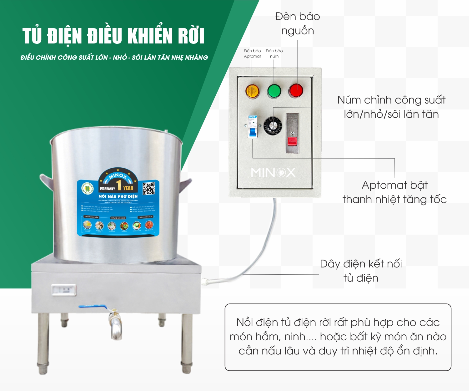 Nồi nấu phở 150 lít
